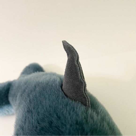 Vintage 1986 Gund Brand Blue Bottle Nosed Dolphin Stuffed Animal Plush - Picture 9 of 16